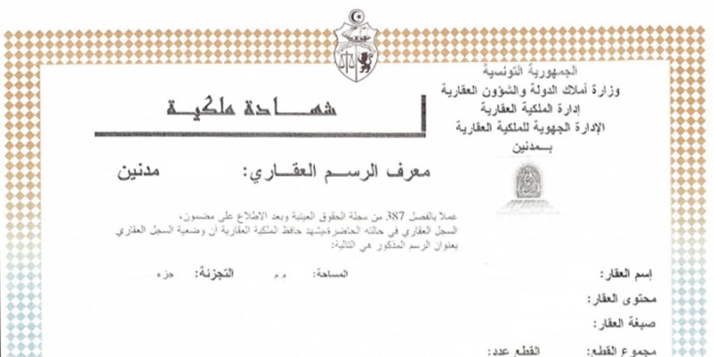 Titre Bleu Djerba - Medenine